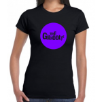 The Gilhoolys Purple Circle Logo Ladies fitted T-shirt